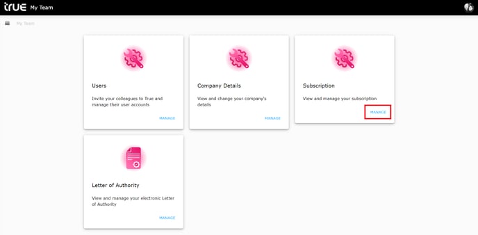 change subscription 1